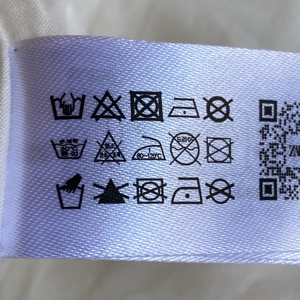 NWT. Zara ZW Collection Oyster-White Embroidered Midi Dress. Size XS. - Picture 12 of 15